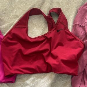 Nike Deep Red Racerback Sports Bra